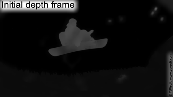 Depth key frame obtained with YUVsoft Depth from Motion