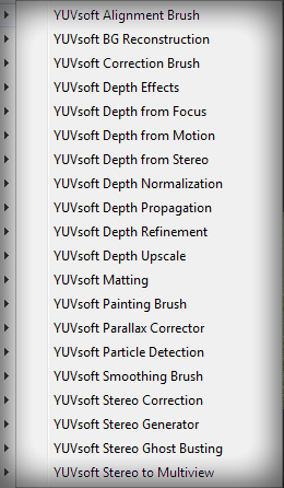YUVsoft plugins