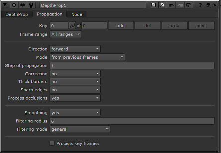 Depth Propagation options