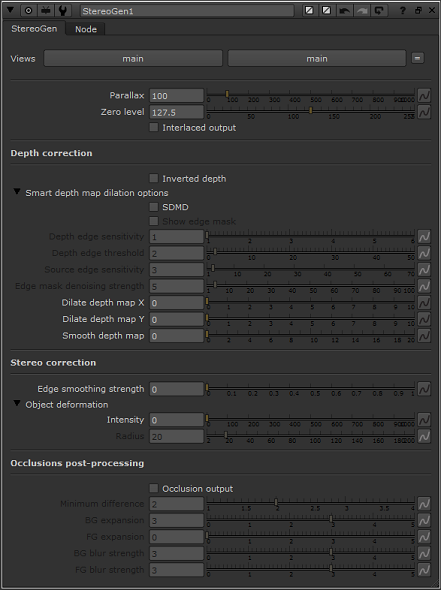 Stereo Generator options