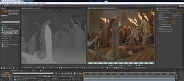 Stereo generation for a shot from Viy